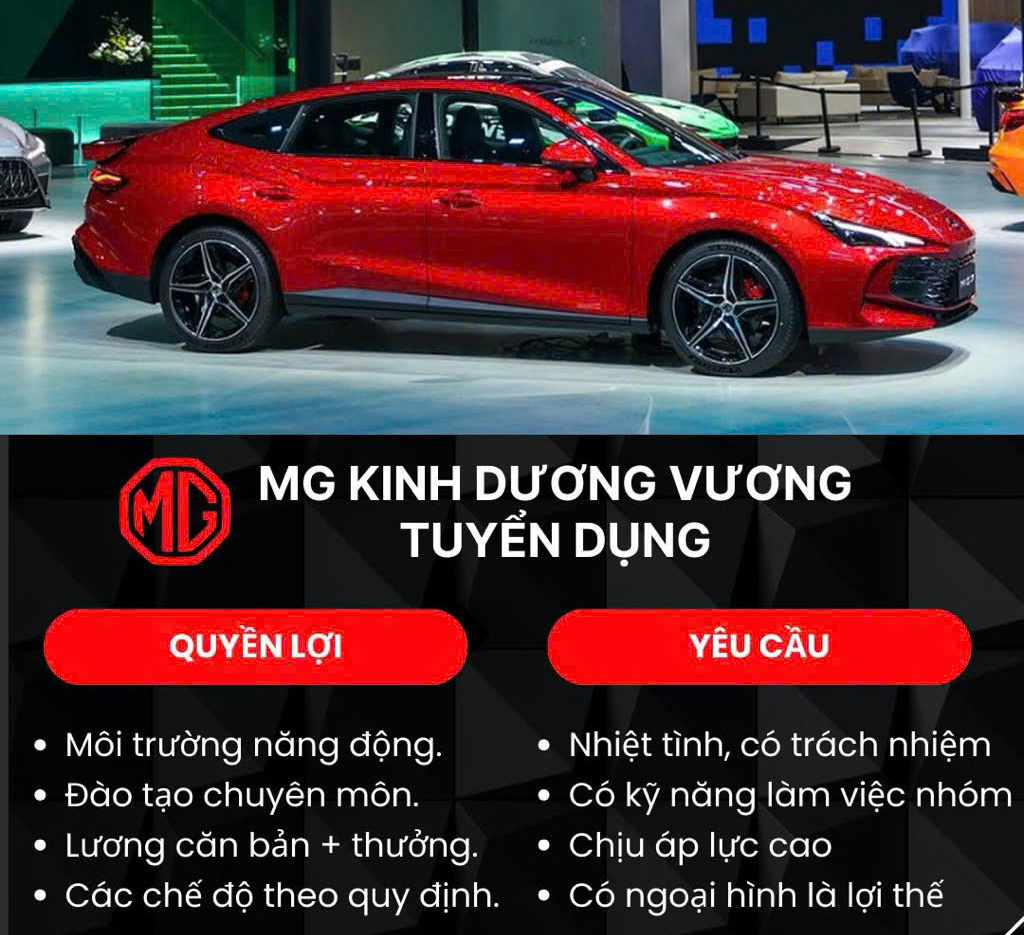 MG Kinh Duong Vuong Tuyen Dung